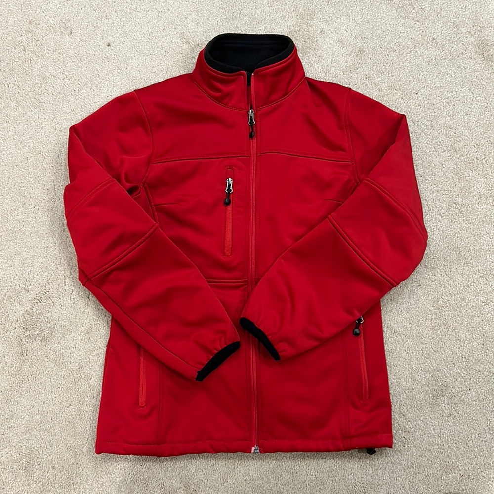River's End Womens Soft Shell Jacket Casual Outerwear Athletic Large EC